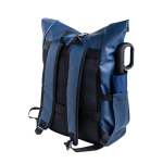 Rolltop-Rucksack mit PU-Beschichtung und Laptopfach 15,6''