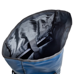 Rolltop-Rucksack mit PU-Beschichtung und Laptopfach 15,6''