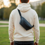 Robuste Bauchtasche mit Spritzschutz und verstellbarem Gurt
