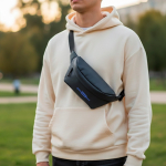 Robuste Bauchtasche mit Spritzschutz und verstellbarem Gurt