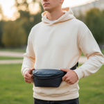 Robuste Bauchtasche mit Spritzschutz und verstellbarem Gurt