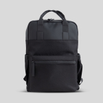 Erweiterbarer Under-the-Seat-Rucksack aus Kunstleder für 14''-PC