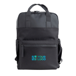 Erweiterbarer Under-the-Seat-Rucksack aus Kunstleder für 14''-PC