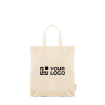 Tasche mit kurzen Henkeln aus recycelten Materialien 140 g/m²