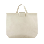 Faltbare Tasche aus recycelten Materialien 140 g/m² farbe beige
