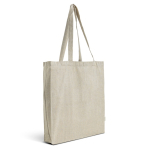 Tasche aus recycelter Baumwolle Mélange mit langen Henkeln