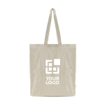 Tasche aus recycelter Baumwolle Mélange mit langen Henkeln