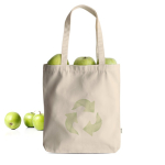 Tasche aus recycelten Materialien mit kurzen Henkeln 310 g/m²