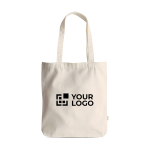 Tasche aus recycelten Materialien mit kurzen Henkeln 310 g/m²