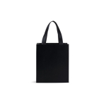 Premium Papiertüte matt mit Stoffgriffen 4 kg farbe schwarz