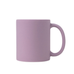 Matte Keramiktasse für Sublimation mit glänzendem Innenraum 325 ml farbe violett