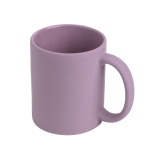 Matte Keramiktasse für Sublimation mit glänzendem Innenraum 325 ml farbe violett