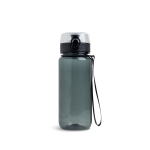 Wiederverwendbare Flasche 700 ml mit Fliptop Deckel farbe schwarz