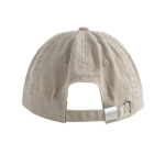 Vintage-Cap ohne Verstärkung, 6-Panel, aus Baumwolle 250 g/m2 farbe khaki