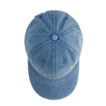 Vintage-Cap ohne Verstärkung, 6-Panel, aus Baumwolle 250 g/m2 farbe marineblau