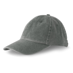 Vintage-Cap ohne Verstärkung, 6-Panel, aus Baumwolle 250 g/m2 farbe olivgrün