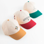 Zweifarbige Sportkappe 6 Panel aus Baumwolle