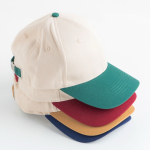 Zweifarbige Sportkappe 6 Panel aus Baumwolle