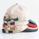 Zweifarbige Sportkappe 6 Panel aus Baumwolle