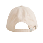 Baseballkappe im Dad-Hat-Stil, 6-Panel, aus Baumwolle 250 g/m2 farbe beige