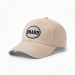 Baseballkappe im Dad-Hat-Stil, 6-Panel, aus Baumwolle 250 g/m2