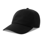 Dad Hat Kappe 5 Panel aus recycelter Baumwolle farbe schwarz