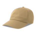 Dad Hat Kappe 5 Panel aus recycelter Baumwolle farbe khaki