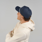 5-Panel-Baseballcap mit Kontrastkordel und Snapback-Verschluss