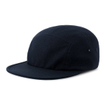 Unstrukturierte 5-Panel-Camper-Cap mit flexiblem Schirm ReTraze® farbe marineblau