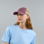 6-Panel-Trucker-Cap mit atmungsaktivem Netz und Klettverschluss