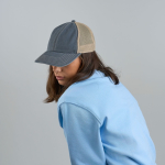 6-Panel-Trucker-Cap mit atmungsaktivem Netz und Klettverschluss