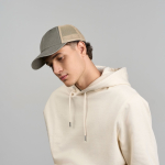 6-Panel-Trucker-Cap mit atmungsaktivem Netz und Klettverschluss