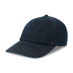 Denim Baseballkappe 5 Panel mit Schnallenverschluss farbe dunkelblau
