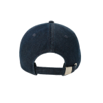 Denim Baseballkappe 5 Panel mit Schnallenverschluss farbe dunkelblau