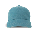 Denim Baseballkappe 5 Panel mit Schnallenverschluss farbe blaugrau