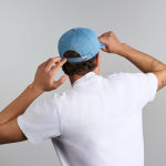 Denim Baseballkappe 5 Panel mit Schnallenverschluss