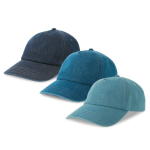 Denim Baseballkappe 5 Panel mit Schnallenverschluss