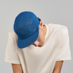 Unstrukturierte 5-Panel-Camper-Kappe mit flachem Schirm