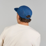 Unstrukturierte 5-Panel-Camper-Kappe mit flachem Schirm