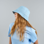 Panamahut aus Denim aus recycelter Baumwolle, gefärbt mit DyStar®