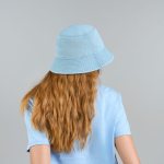 Panamahut aus Denim aus recycelter Baumwolle, gefärbt mit DyStar®