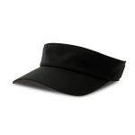 Leichte Visierkappe mit Elastikband und DryTech-Gewebe farbe schwarz/grau