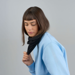 Thermoregulierender Halswärmer aus recycelter Merinowolle