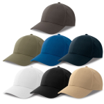 Baseballkappe aus ökologischem Polyester, 6-Panel und Klettverschluss