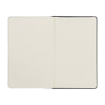 Moleskine Notizbuch im grossen Format mit Gummiband, liniert farbe schwarz dritte Rückansicht