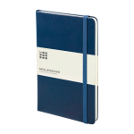 Moleskine Notizbuch im grossen Format mit Gummiband, liniert farbe blau