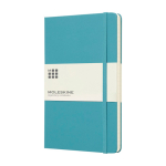 Moleskine Notizbuch im grossen Format mit Gummiband, liniert farbe pastellblau