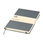 Moleskine Notizbuch im grossen Format mit Gummiband, liniert farbe blaugrau