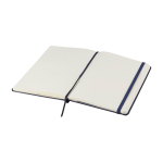Moleskine Notizbuch im grossen Format mit Gummiband, liniert farbe ultramarinblau zweite Ansicht