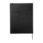 Moleskine Classic Notizbuch im Überformat mit Hardcover, liniert farbe schwarz zweite Rückansicht